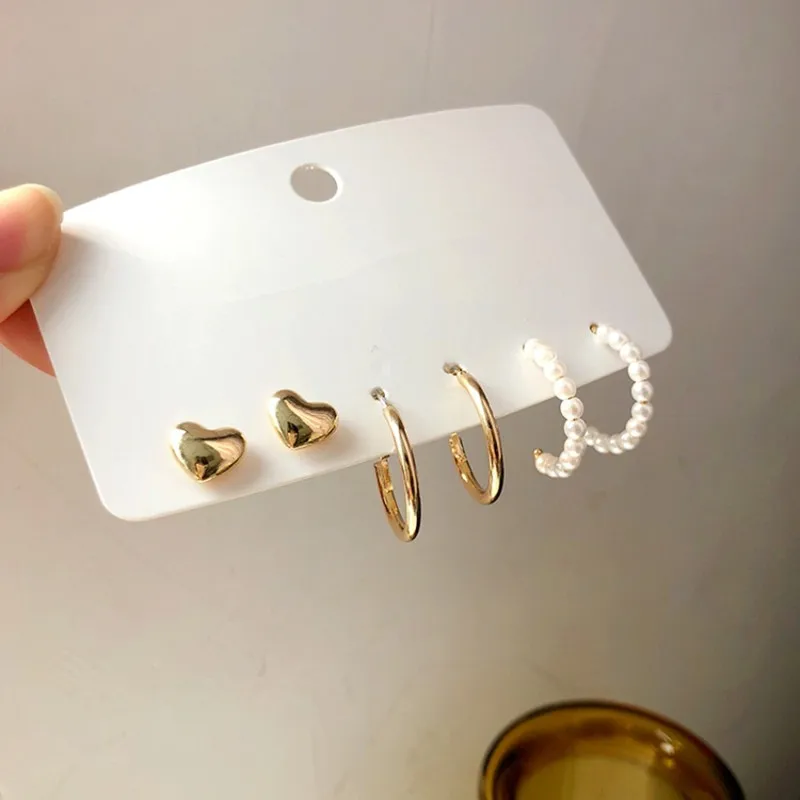 Aestheticism fashion personality temperament contracted geometric earring C word pearl ear ring web celebrity three-piece earrin
Aestheticism fashion personality temperament contracted geometric earring C word pearl ear ring web celebrity three-piece earrin
