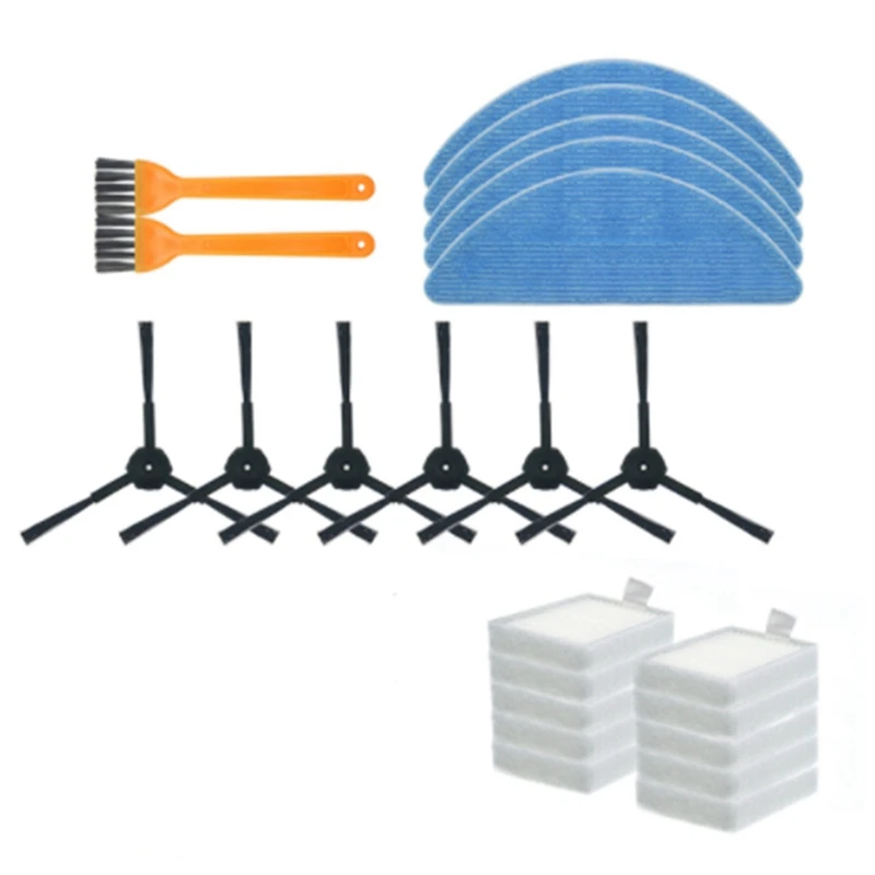 Vacuum Robot Cleaner Parts Mop Cloth Side Brush Mop Hepa Filter for Ilife V5 V5S V3 V3S V5Pro V50 V55 X5 V5S Pro
Vacuum Robot Cleaner Parts Mop Cloth Side Brush Mop Hepa Filter for Ilife V5 V5S V3 V3S V5Pro V50 V55 X5 V5S Pro