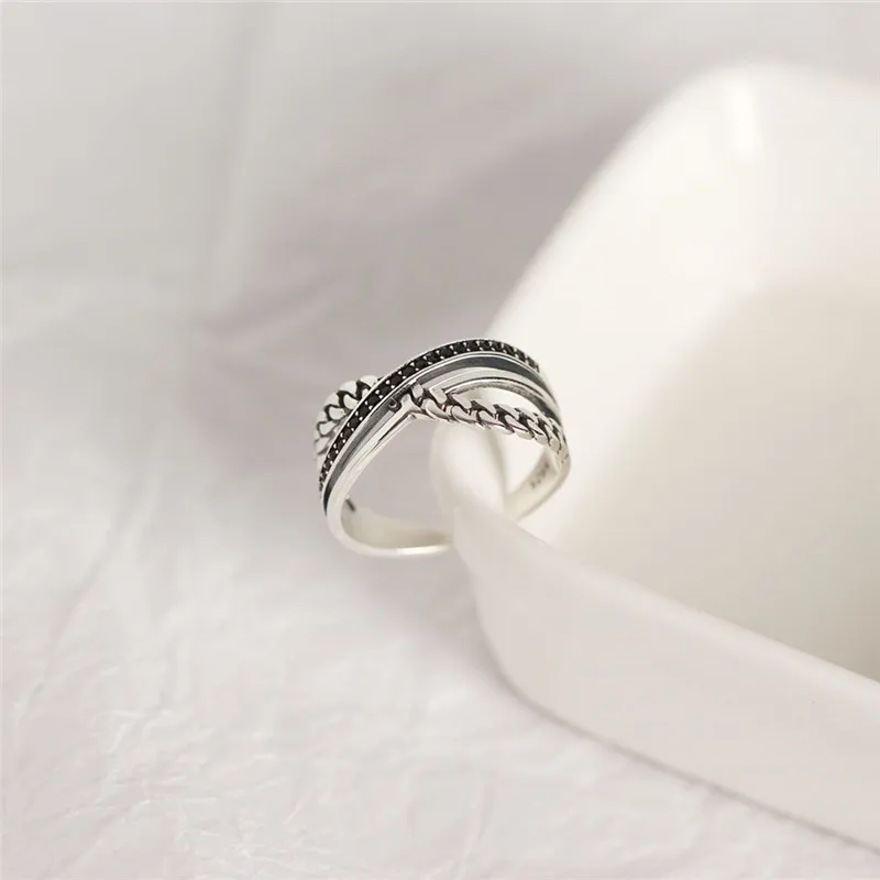 S925 Silver Color Ring Retro Cross Ring Multi-layer Black Exquisite Jewelry Party Gift Fashion Personality Ladies Jewelry
S925 Silver Color Ring Retro Cross Ring Multi-layer Black Exquisite Jewelry Party Gift Fashion Personality Ladies Jewelry
