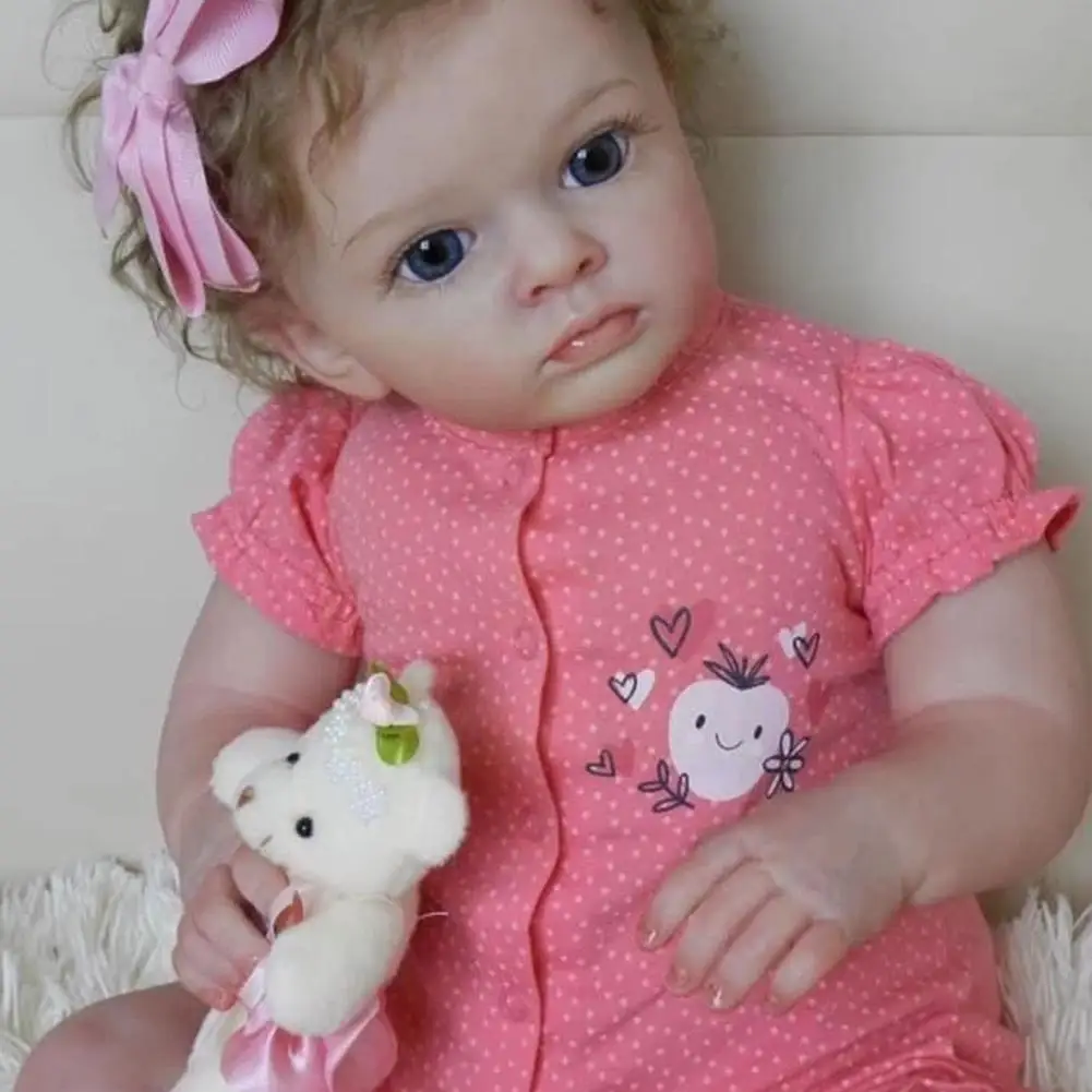 58CM Reborn Toddler Tutti Baby Girl Doll Soft Cuddly 3D Doll Paint Genesis Cloth Paint With Lifelike Body Skin Art D5O7
58CM Reborn Toddler Tutti Baby Girl Doll Soft Cuddly 3D Doll Paint Genesis Cloth Paint With Lifelike Body Skin Art D5O7