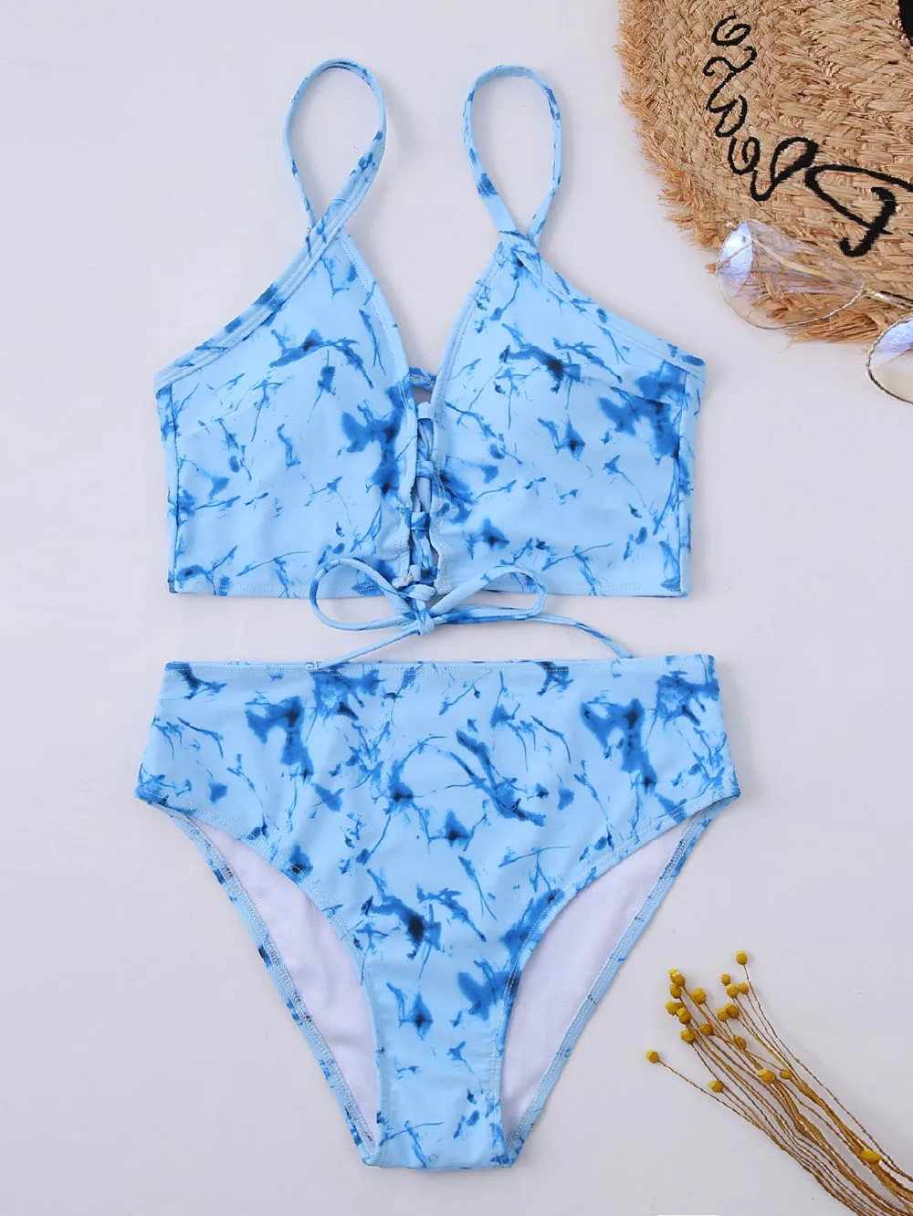 Sexy Tie-dye High Waist Bikinis Women's Swimwear 2021 New Swimsuit Woman Bathing Suit Push Up Swimsuits Swim Wear
Sexy Tie-dye High Waist Bikinis Women's Swimwear 2021 New Swimsuit Woman Bathing Suit Push Up Swimsuits Swim Wear