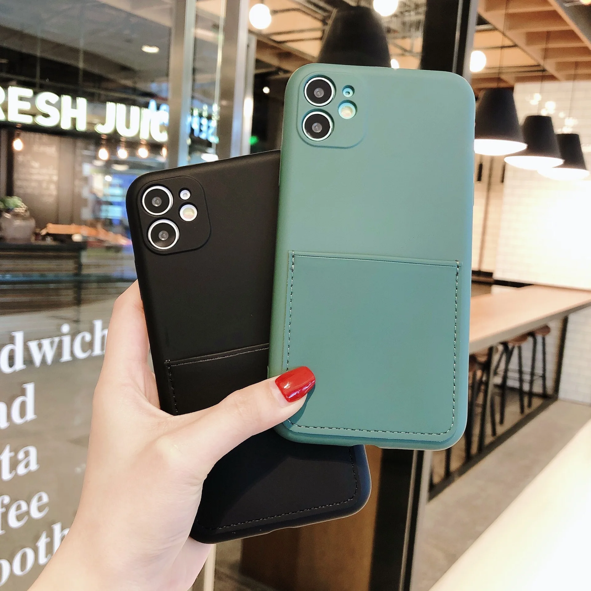 Card Holder Silicone Liquid Phone Case For iPhone 12 11 Pro mini SE 2020 XR X XS Max 7 8 Plus Camera Protection Back Cover
Card Holder Silicone Liquid Phone Case For iPhone 12 11 Pro mini SE 2020 XR X XS Max 7 8 Plus Camera Protection Back Cover