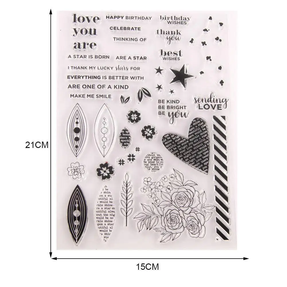 Love Birthday Wishes Silicone Clear Transparent Stamps Craft Scrapbooking Mold DIY X8U6
Love Birthday Wishes Silicone Clear Transparent Stamps Craft Scrapbooking Mold DIY X8U6