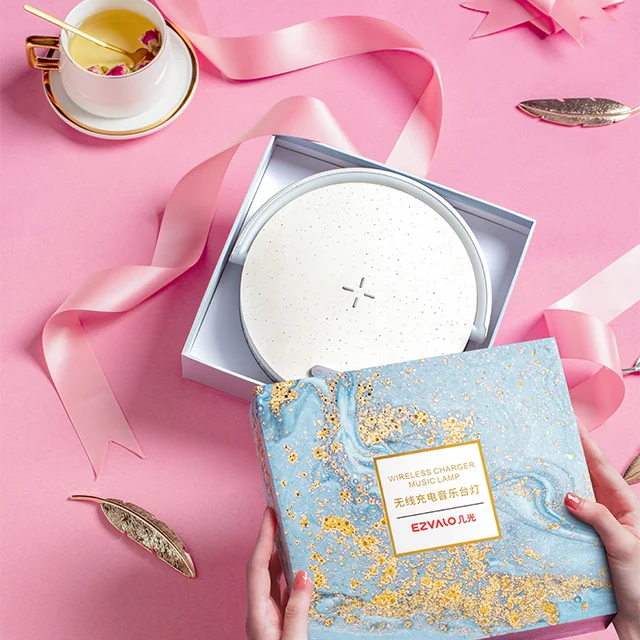 Cy Wireless Charger Bedroom Bedside Lamp for Apple Android Multi-Function with Night Light Bluetooth Audio 
Cy Wireless Charger Bedroom Bedside Lamp for Apple Android Multi-Function with Night Light Bluetooth Audio