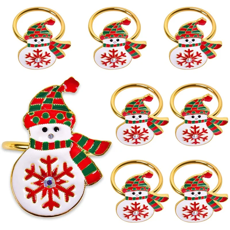 Napkin Rings,Christmas Napkin Rings Sef of 8,Xmas Napkin Ring Dinner Tables Rings for Christmas, Thanksgiving,Weddings
Napkin Rings,Christmas Napkin Rings Sef of 8,Xmas Napkin Ring Dinner Tables Rings for Christmas, Thanksgiving,Weddings