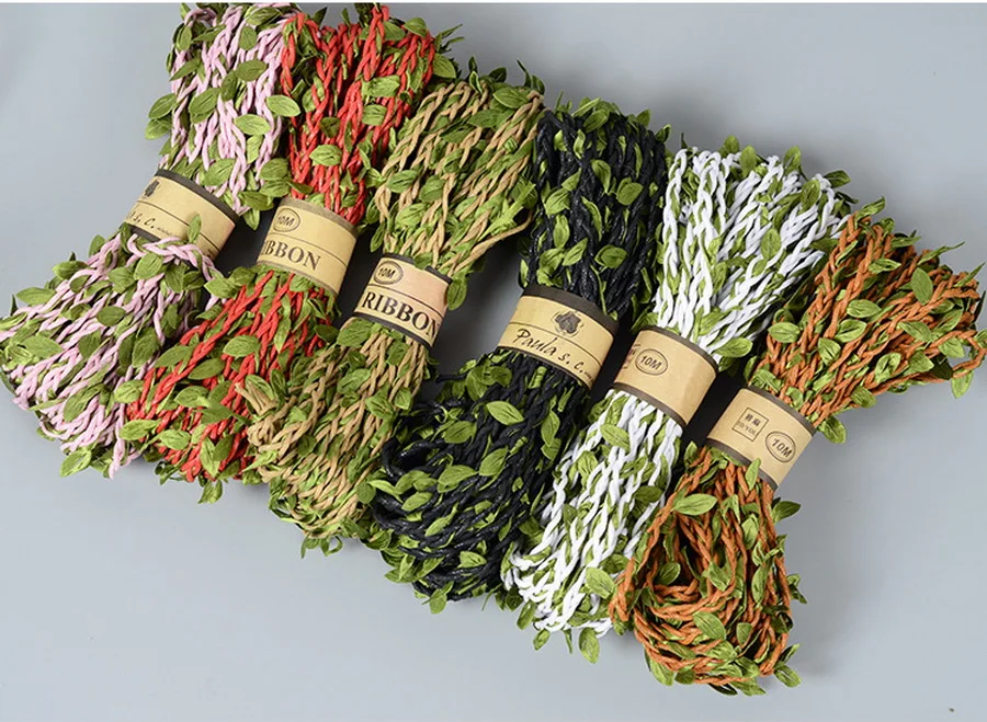 6Colors 0.05mm/10m Bouquet Packaging Green Leaf Hemp Rope Tied Flower Rope Home Decoration Diy Handmade with Green Leaf Wax Rope
6Colors 0.05mm/10m Bouquet Packaging Green Leaf Hemp Rope Tied Flower Rope Home Decoration Diy Handmade with Green Leaf Wax Rope