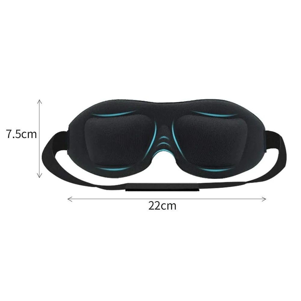 Soft Travel Sleep Eye Cover 3D Memory Foam Padded Shade-Cover Sleeping Blindfold Tool For Travel Office 
Soft Travel Sleep Eye Cover 3D Memory Foam Padded Shade-Cover Sleeping Blindfold Tool For Travel Office