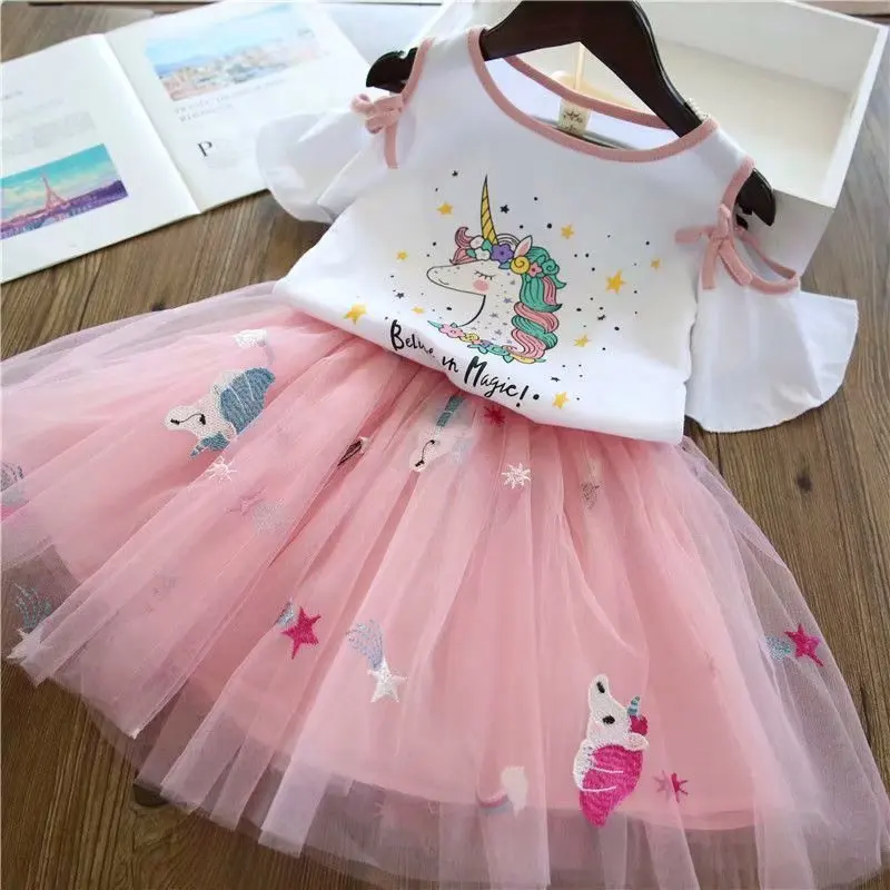 Skirt and Top Set Kids Girl Clothes Stylish Suit for Girl Toddler Baby Girl's Princess Net yarn Clothing Sets Summer Costume
Skirt and Top Set Kids Girl Clothes Stylish Suit for Girl Toddler Baby Girl's Princess Net yarn Clothing Sets Summer Costume