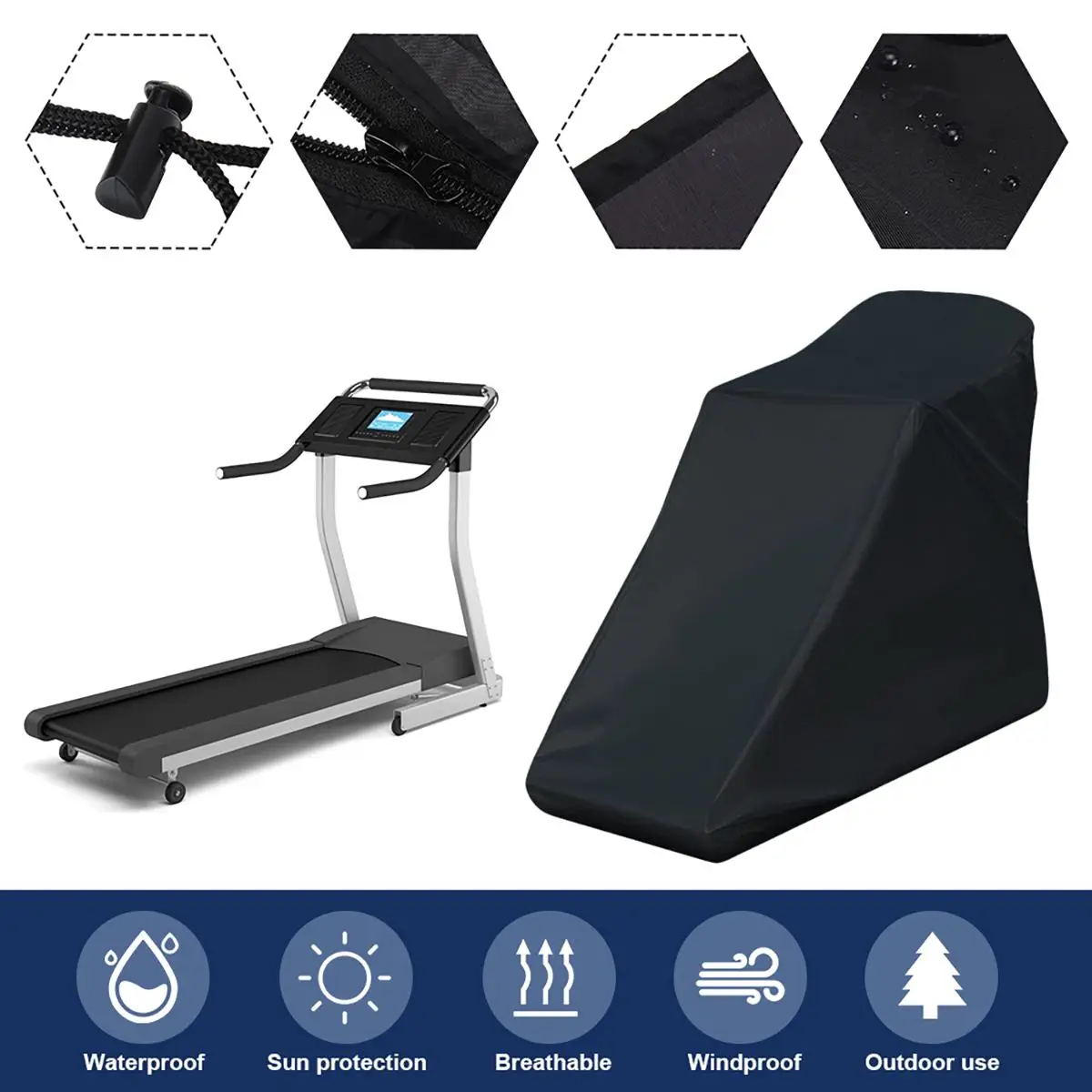 Waterproof Treadmill Cover Indoor Outdoor Running Jogging Machine Dust Proof Shelter Sun UV Protection Treadmill Dust Covers
Waterproof Treadmill Cover Indoor Outdoor Running Jogging Machine Dust Proof Shelter Sun UV Protection Treadmill Dust Covers