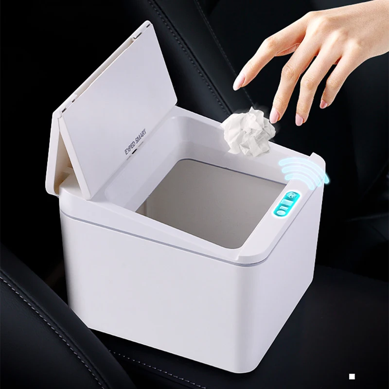 Mini Trash Can Automatic Touchless Smart Infrared Motion Sensor Rubbish Waste Bin For Table/Home/Kitchen
Mini Trash Can Automatic Touchless Smart Infrared Motion Sensor Rubbish Waste Bin For Table/Home/Kitchen