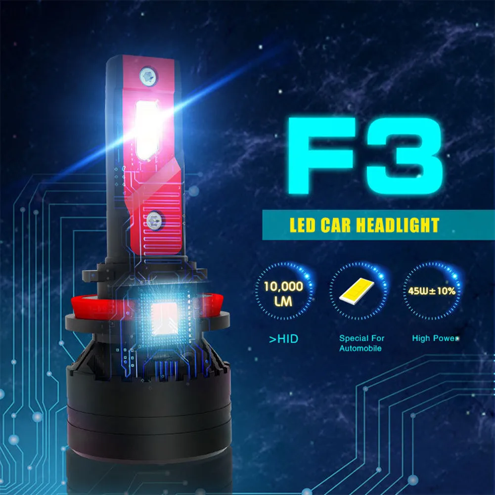 1 Pair F3 Series Car LED Headlight H11 45W High Power Car Led Headlight Bulb High Brightness And Strong Shock Resistance Lamp
1 Pair F3 Series Car LED Headlight H11 45W High Power Car Led Headlight Bulb High Brightness And Strong Shock Resistance Lamp
