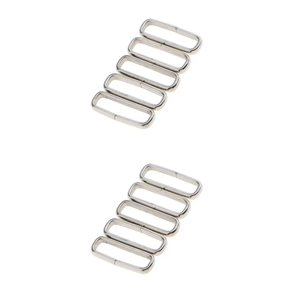 Set Of 10Stainless Buckle Wristband Keeper Loop Holder Retainer Ring 
Set Of 10Stainless Buckle Wristband Keeper Loop Holder Retainer Ring