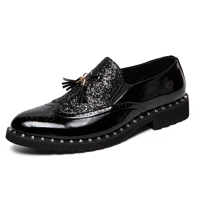 new arrival men luxury fashion party nightclub dress patent leather shoes slip-on driving tassels shoe point toe loafers sapatos
new arrival men luxury fashion party nightclub dress patent leather shoes slip-on driving tassels shoe point toe loafers sapatos