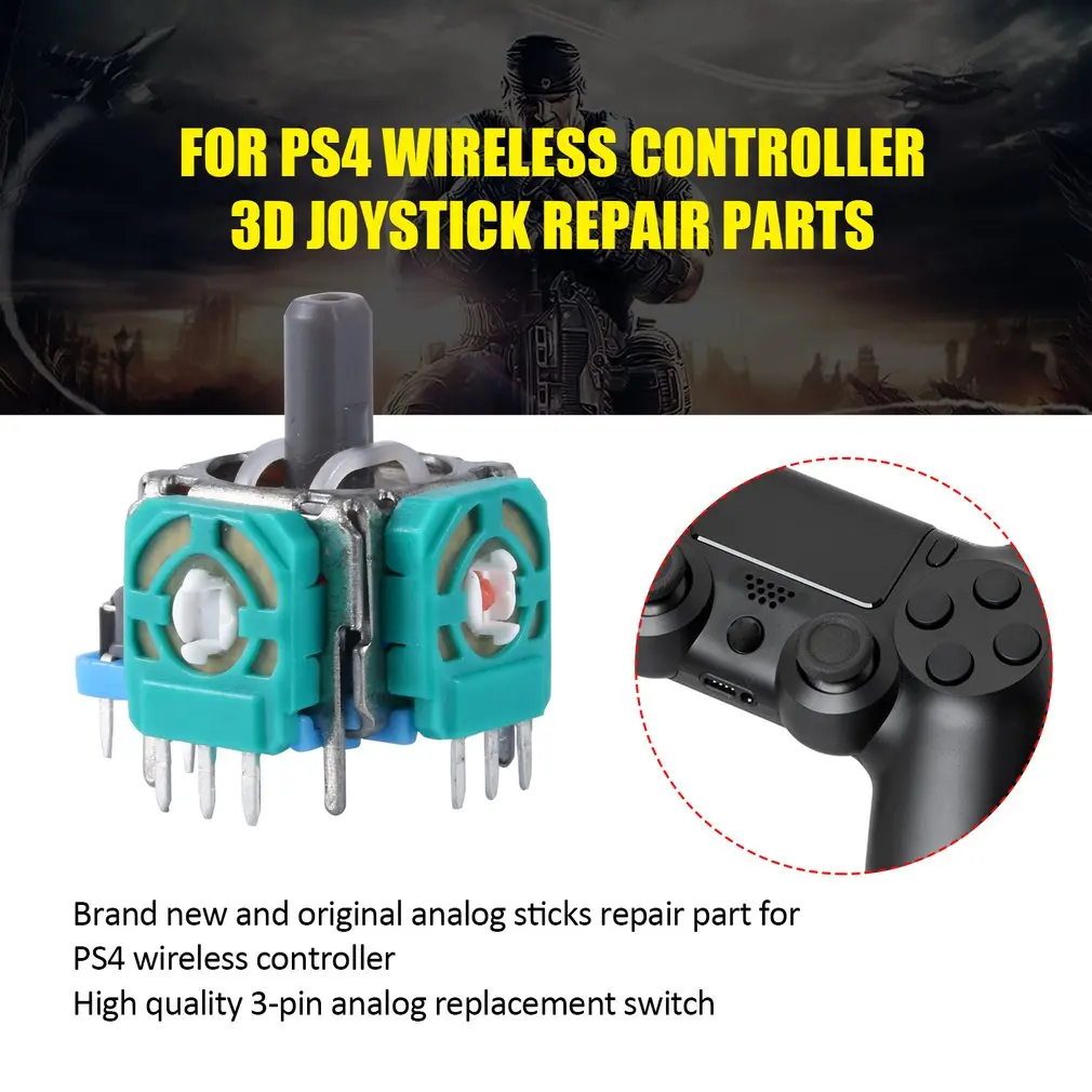 1 шт. сменный 3D аналоговый стик сенсорный модуль Стик для Dualshock 4 Xbox One Беспроводная фотография
1 шт. сменный 3D аналоговый стик сенсорный модуль Стик для Dualshock 4 Xbox One Беспроводная фотография