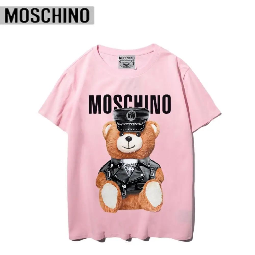 Moschino T-shirts Summer Short Sleeves Women Hip-hop Bear Punk T-shirt Cotton MOSCHINO Women T-shirts Tops
Moschino T-shirts Summer Short Sleeves Women Hip-hop Bear Punk T-shirt Cotton MOSCHINO Women T-shirts Tops
