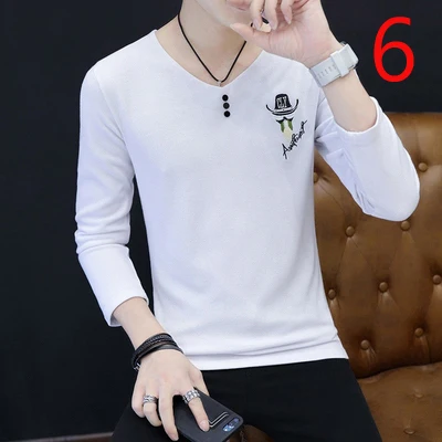 Men's long-sleeved t-shirt 2019 spring and autumn new clothes men's autumn clothes Korean version
Men's long-sleeved t-shirt 2019 spring and autumn new clothes men's autumn clothes Korean version