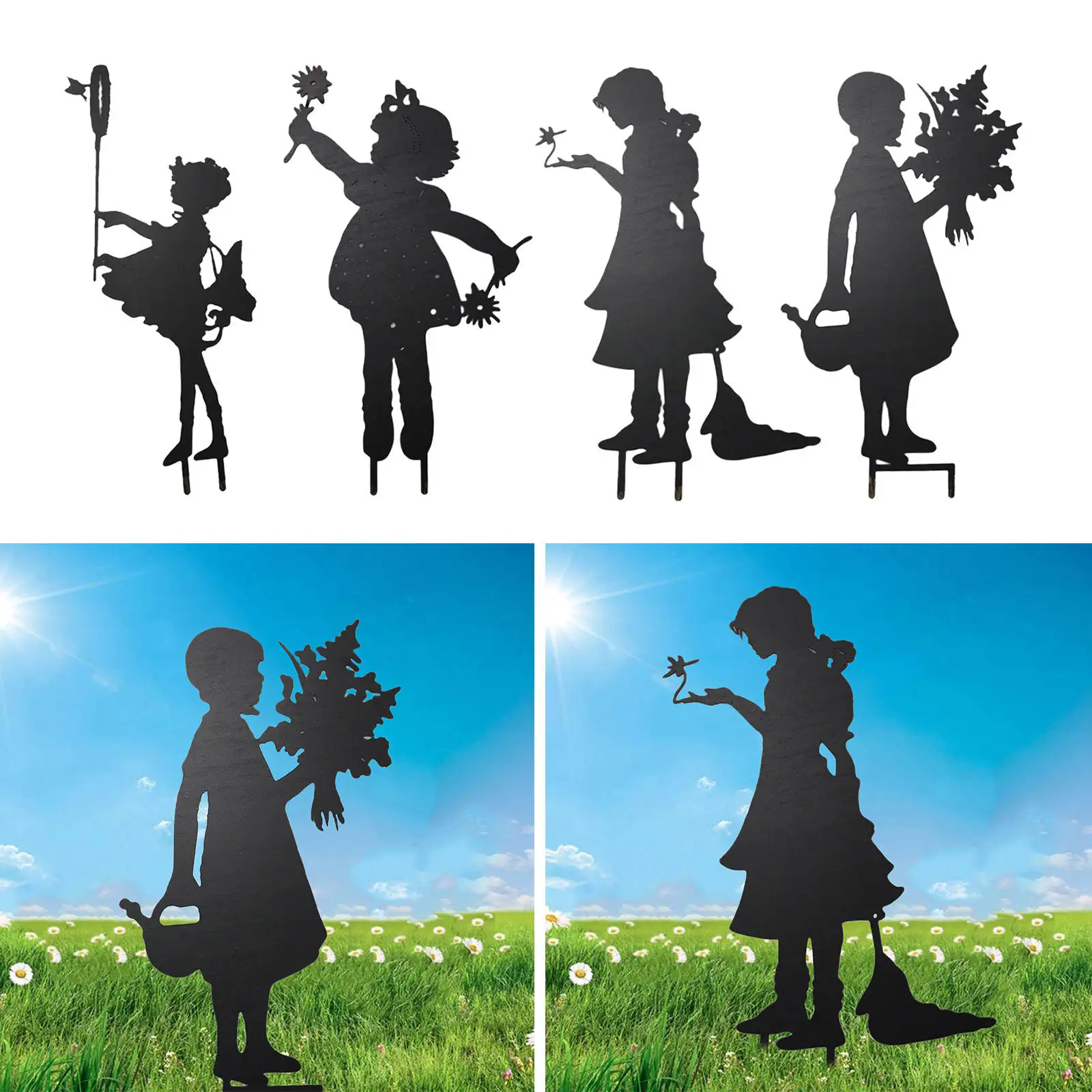 Металлическая садовая стойка в несколько стилях, украшение для улицы, в виде бабочки, цветка, чайника для девочек 
Металлическая садовая стойка в несколько стилях, украшение для улицы, в виде бабочки, цветка, чайника для девочек