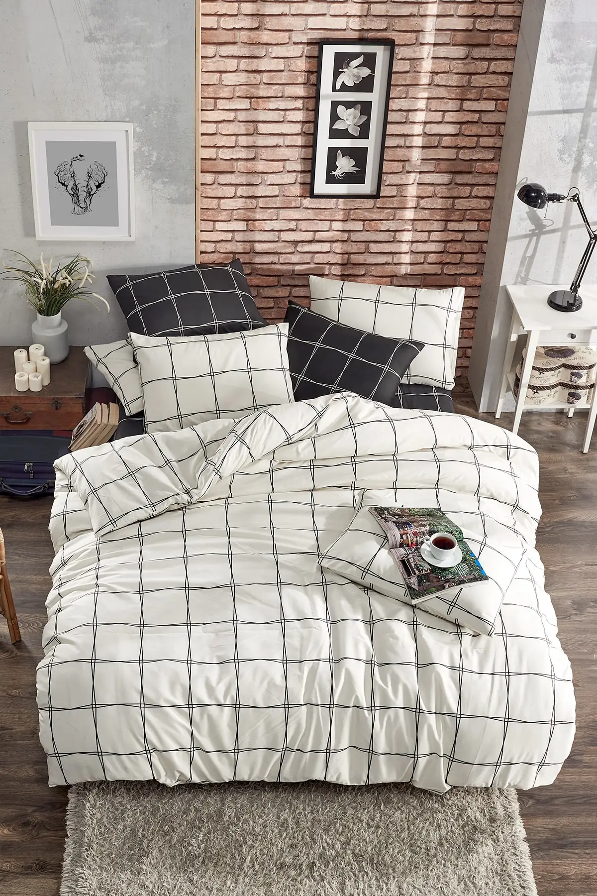 Noya Cream Double Personality Duvet Cover Set Cotton-Polyester 200x220 Çarşafsız Ecru Set Bedroom Textile Home & furniture
Noya Cream Double Personality Duvet Cover Set Cotton-Polyester 200x220 Çarşafsız Ecru Set Bedroom Textile Home & furniture