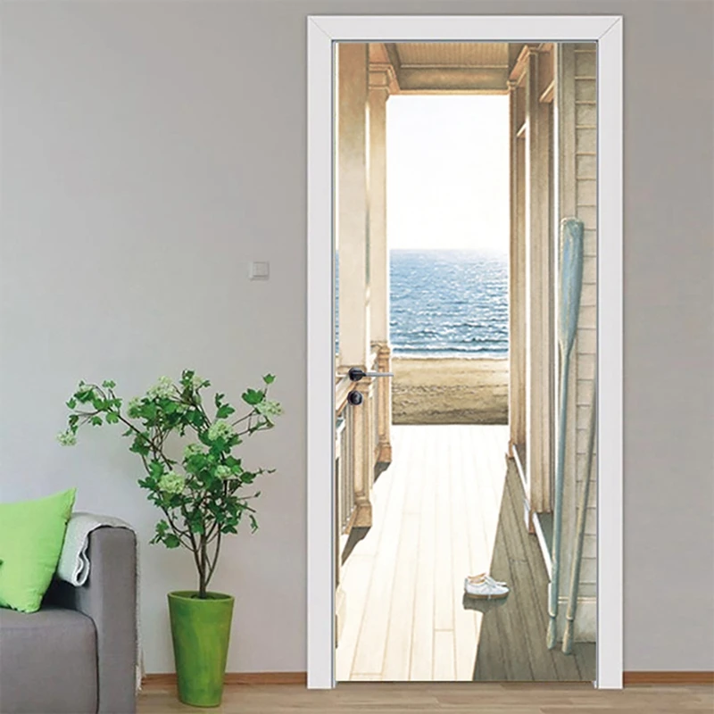 3D Villa Sea View Door Sticker Self Adhesive Wall Sticker DIY Renovation Waterproof Poster For Home Bedroom Door Decor
3D Villa Sea View Door Sticker Self Adhesive Wall Sticker DIY Renovation Waterproof Poster For Home Bedroom Door Decor