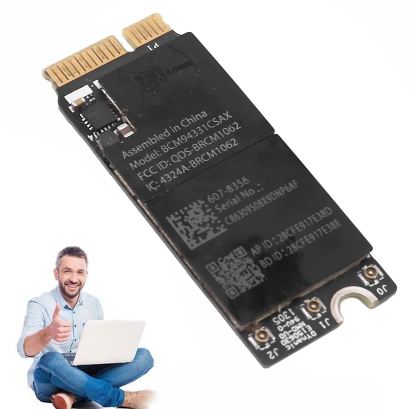 for Pro Retina A1398/A1425/A1502 BCM94360CSAX Dual-Band Bluetooth 4.0 Network Card
for Pro Retina A1398/A1425/A1502 BCM94360CSAX Dual-Band Bluetooth 4.0 Network Card
