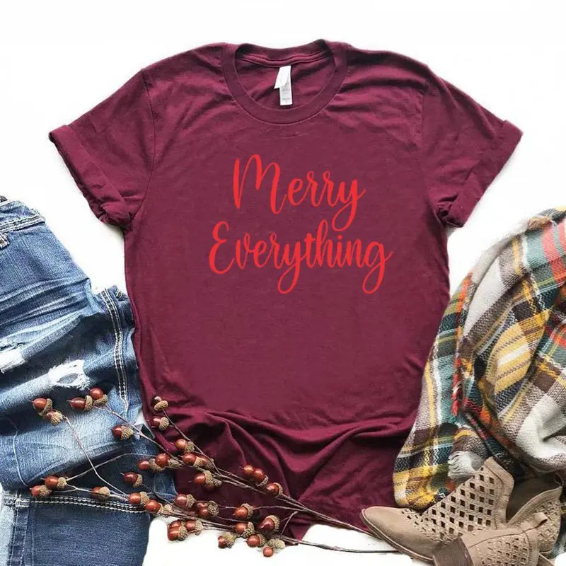 Women T Shirt Merry Everything Red Letters Print Tshirt Women Short Sleeve O Neck Loose T-shirt Ladies Summer Causal Tee Shirt
Women T Shirt Merry Everything Red Letters Print Tshirt Women Short Sleeve O Neck Loose T-shirt Ladies Summer Causal Tee Shirt