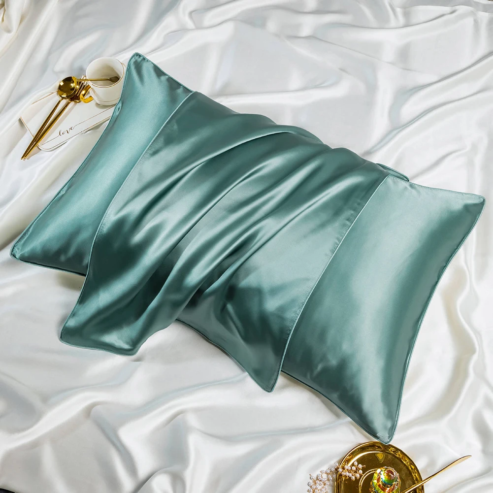 New Luxury 100% Nature Mulberry Silk Pillowcase Solid color Silks Cushion Cover for Home Hotel Bedroom Sleep Pillow Case 48x74cm
New Luxury 100% Nature Mulberry Silk Pillowcase Solid color Silks Cushion Cover for Home Hotel Bedroom Sleep Pillow Case 48x74cm