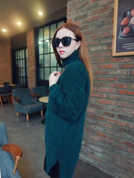 genuine sweater women long New cashmere pullovers knitted pure mink jacket Customized color free shipping S41
genuine sweater women long New cashmere pullovers knitted pure mink jacket Customized color free shipping S41