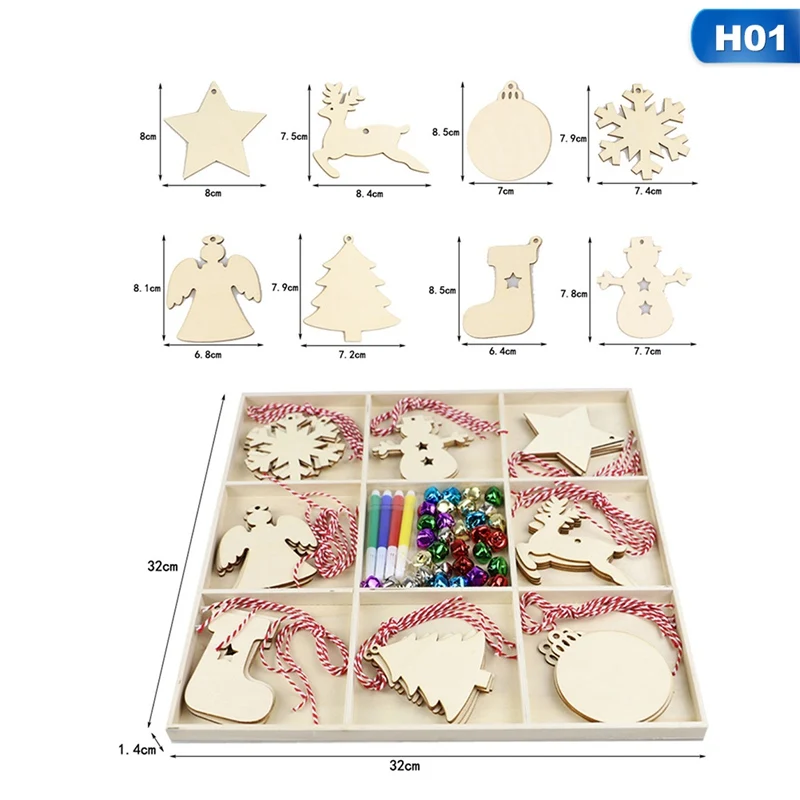 Children Christmas Tree DIY Wood Chips Sets Hanging Ornament Pendant Xmas Party Jiugongge Wooden Box Home Restaurant Decoration
Children Christmas Tree DIY Wood Chips Sets Hanging Ornament Pendant Xmas Party Jiugongge Wooden Box Home Restaurant Decoration