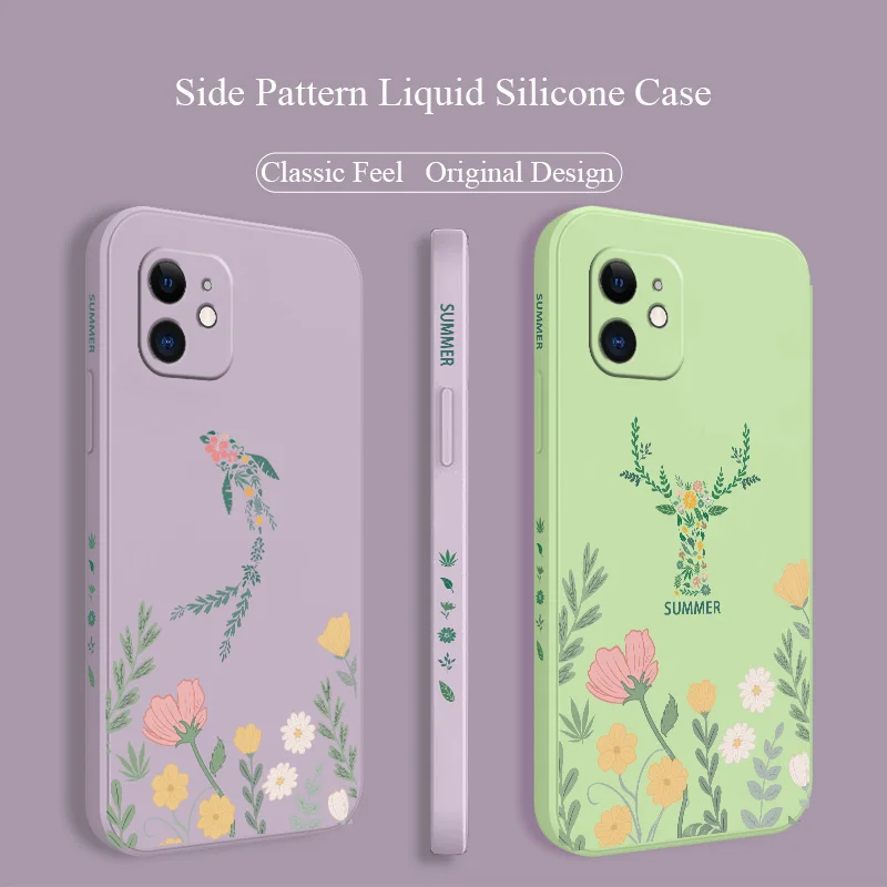 Plant Elk Silicone Case For iPhone 13 12 Pro Max Mini 11 Pro Max X XR XS MAX SE2020 8 7 Plus 6 6S Plus Soft Phone Cover Case
Plant Elk Silicone Case For iPhone 13 12 Pro Max Mini 11 Pro Max X XR XS MAX SE2020 8 7 Plus 6 6S Plus Soft Phone Cover Case