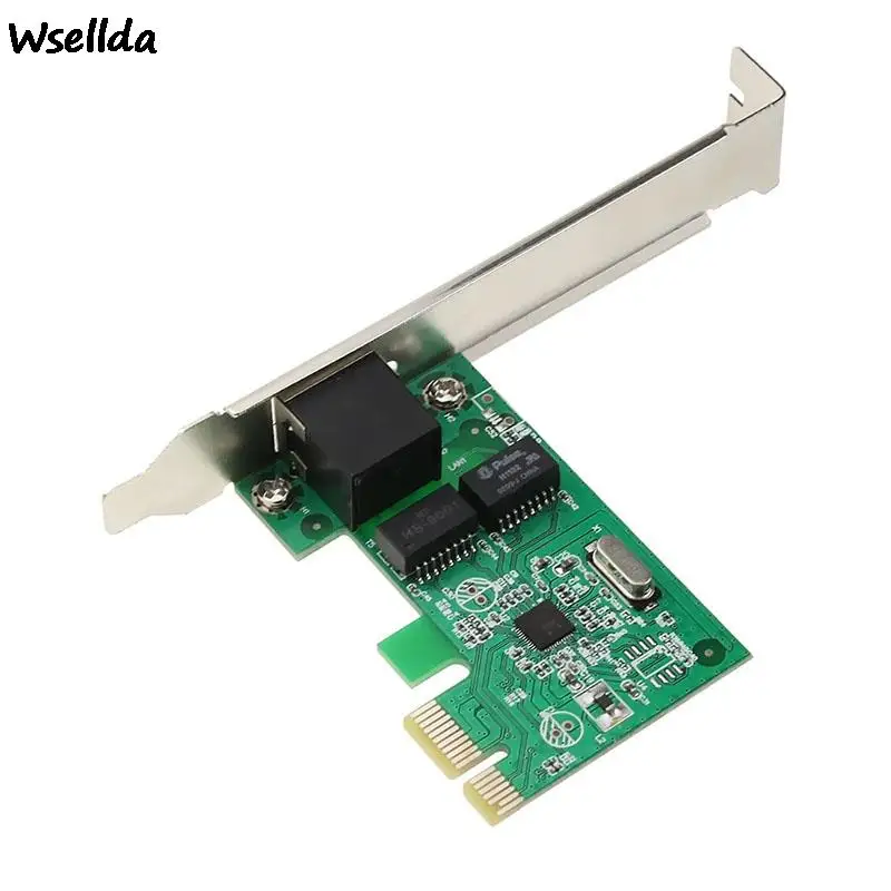 Низкопрофильная плата сетевого контроллера Gigabit Ethernet LAN PCI Express (PCIe), 10/100/1000 Мбит/с, RJ-45 RJ45, адаптер LAN, преобразователь для ПК 
Низкопрофильная плата сетевого контроллера Gigabit Ethernet LAN PCI Express (PCIe), 10/100/1000 Мбит/с, RJ-45 RJ45, адаптер LAN, преобразователь для ПК