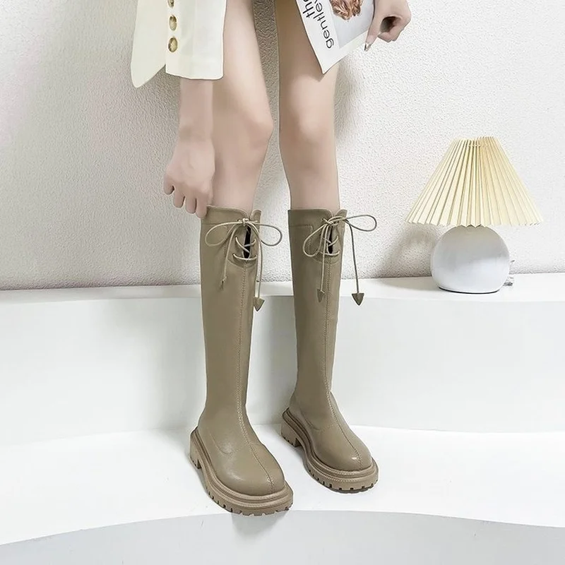 Fashion long-tube fashion boots 2022 autumn and winter new boots thick-soled thin elastic boots high-tube Martin boots
Fashion long-tube fashion boots 2022 autumn and winter new boots thick-soled thin elastic boots high-tube Martin boots