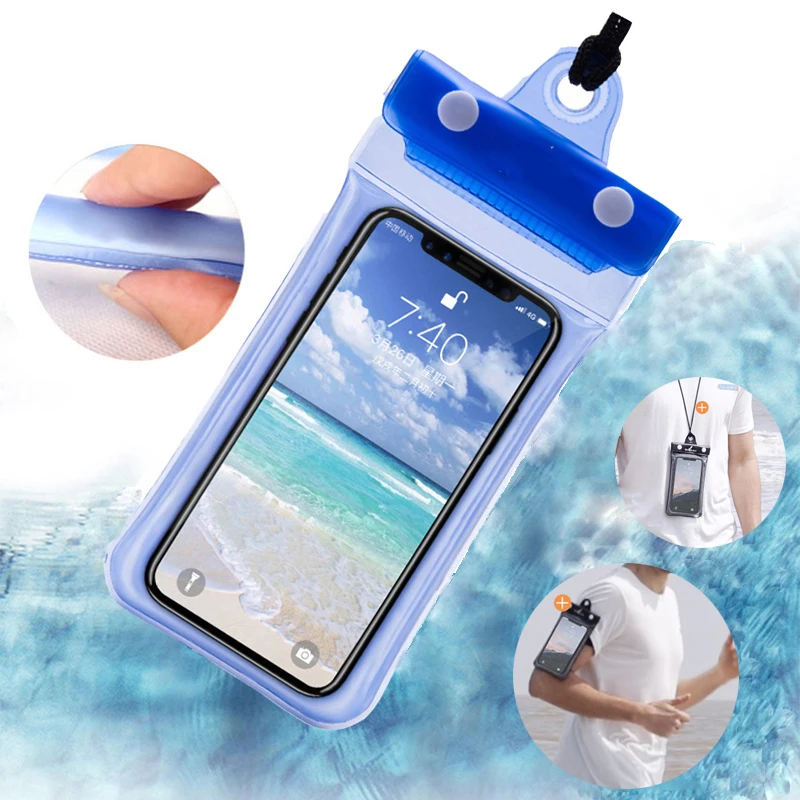7inch Waterproof Floating Air Phone Bag Swimming Bags River Trekking Diving Beach Swimming Pool Water Storage Shoulder Bag
7inch Waterproof Floating Air Phone Bag Swimming Bags River Trekking Diving Beach Swimming Pool Water Storage Shoulder Bag