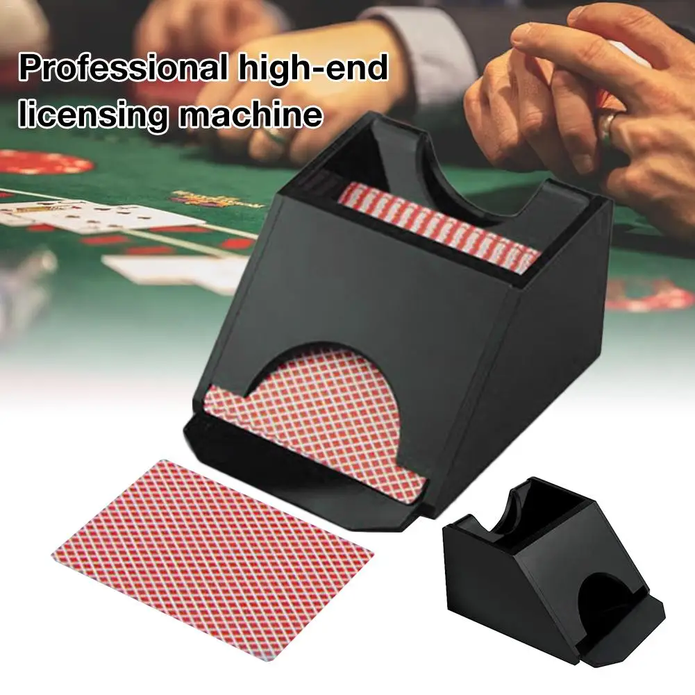 Professional DeluxeTexas Hold'em Baccarat Poker Dealer Poker card shoe Transparent Black
Professional DeluxeTexas Hold'em Baccarat Poker Dealer Poker card shoe Transparent Black