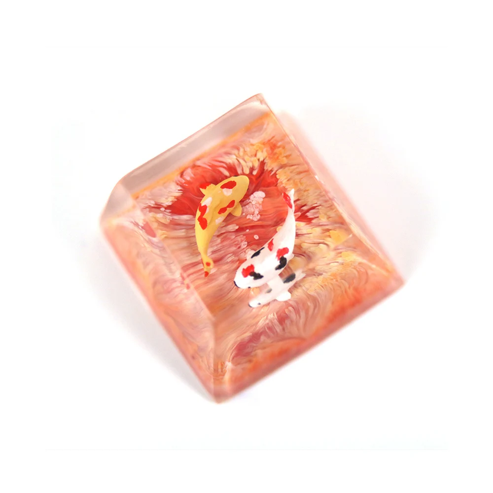 Колпачки для клавиш ручной работы Koi из смолы для переключателя Cherry Mx Механическая игровая клавиатура с цветным профилем SA колпачки для кла... 
Колпачки для клавиш ручной работы Koi из смолы для переключателя Cherry Mx Механическая игровая клавиатура с цветным профилем SA колпачки для кла...