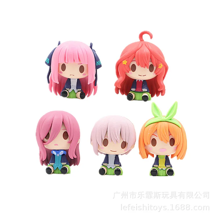 5 PCS/SET Anime The Quintessential Quintuplets doll PVC Model Home Decor Collection for Boy Girl Christmas gifts
5 PCS/SET Anime The Quintessential Quintuplets doll PVC Model Home Decor Collection for Boy Girl Christmas gifts