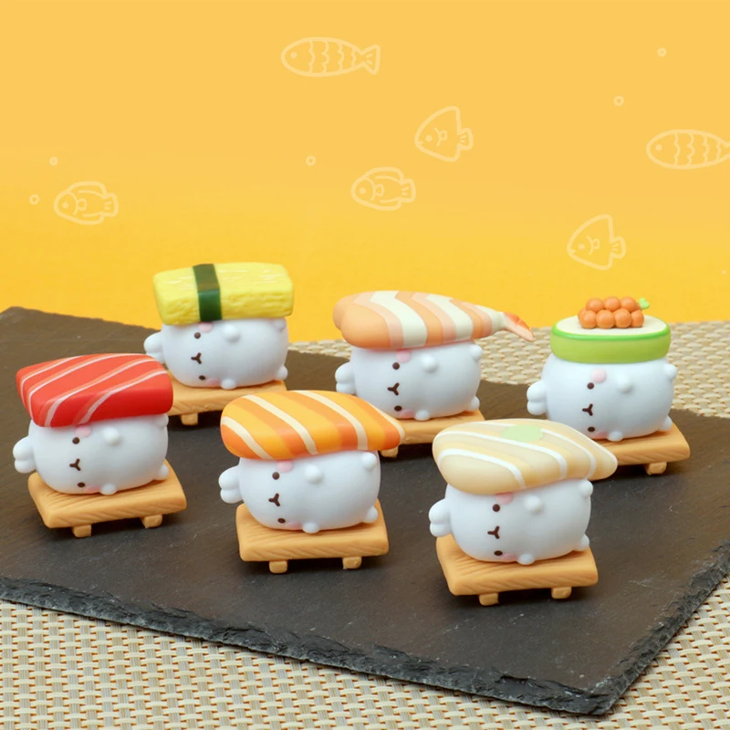 2021 Blind Box Toy PVC Figure Molang Rabbit Sushi Series Cute Potato Rabbit Desktop Ornaments Korea Pop Anime Toy For Girls Gift
2021 Blind Box Toy PVC Figure Molang Rabbit Sushi Series Cute Potato Rabbit Desktop Ornaments Korea Pop Anime Toy For Girls Gift