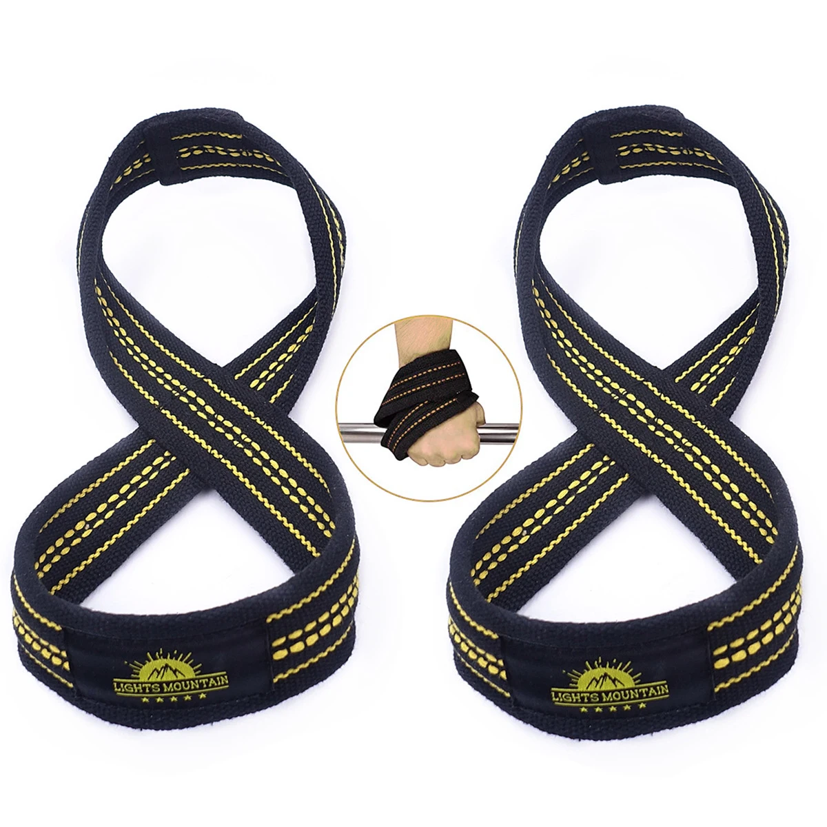 Thickened Figure 8 Lifting Wrist Straps Non-Slip for Home Gym Workout Weightlifting Bodybuilding Powerlifting Deadlifts Training
Thickened Figure 8 Lifting Wrist Straps Non-Slip for Home Gym Workout Weightlifting Bodybuilding Powerlifting Deadlifts Training