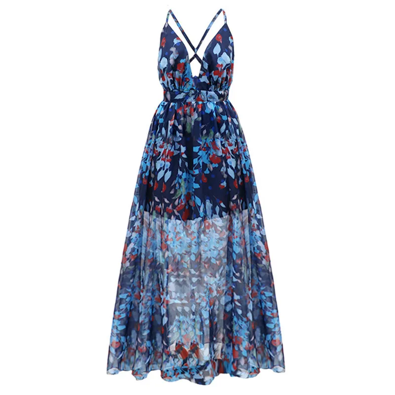 YICIYA 2021 summer New beach dress Big v-neck Floral print sexy Backless Party style High waist Chiffon sling dress Suit
YICIYA 2021 summer New beach dress Big v-neck Floral print sexy Backless Party style High waist Chiffon sling dress Suit