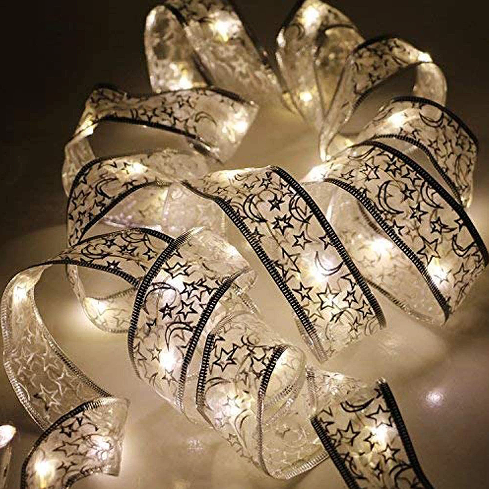 Fairy Light String Waterproof 40 LED 4M Copper Wire Ribbon Bows Lights for Christmas Tree Party Weddings Holiday Decorations
Fairy Light String Waterproof 40 LED 4M Copper Wire Ribbon Bows Lights for Christmas Tree Party Weddings Holiday Decorations