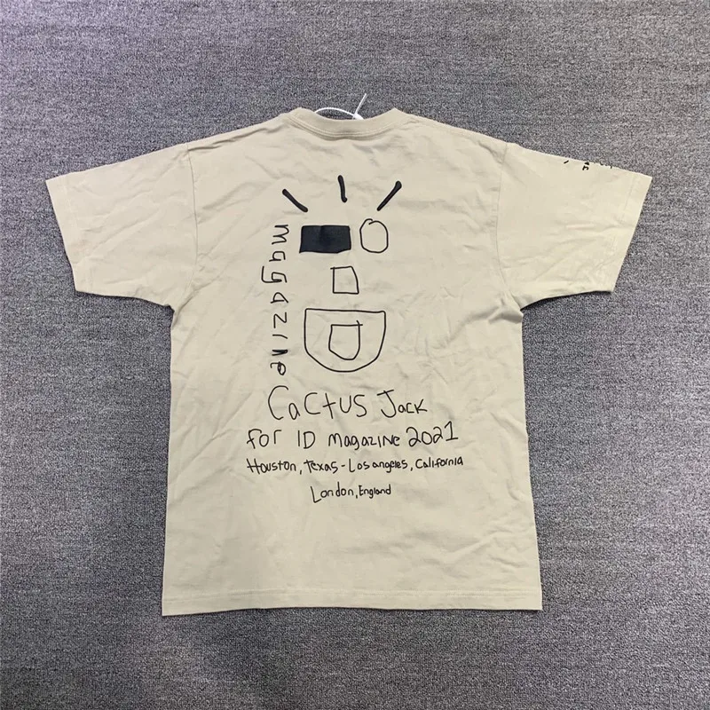 Футболка 21SS в стиле хип-хоп для мужчин и женщин, Модный повседневный Топ оверсайз с коротким рукавом, с принтом кактуса, Джека, Тревиса Скотт... 
Футболка 21SS в стиле хип-хоп для мужчин и женщин, Модный повседневный Топ оверсайз с коротким рукавом, с принтом кактуса, Джека, Тревиса Скотт...
