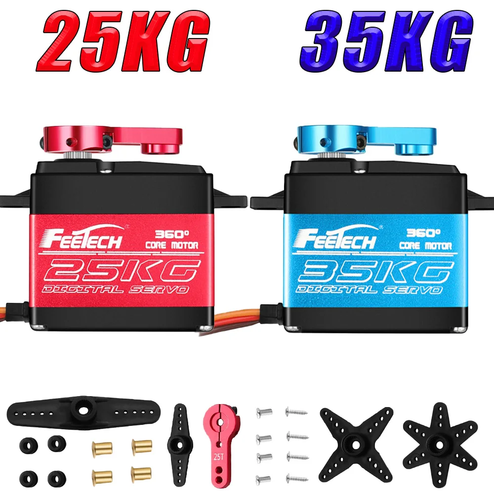 25KG 35KG 360 Degree Metal Steel Gear High Torque Waterproof Digital Servo For RC Hobby RC Car TRAXXAS Crawler Baja Boat Robot
25KG 35KG 360 Degree Metal Steel Gear High Torque Waterproof Digital Servo For RC Hobby RC Car TRAXXAS Crawler Baja Boat Robot
