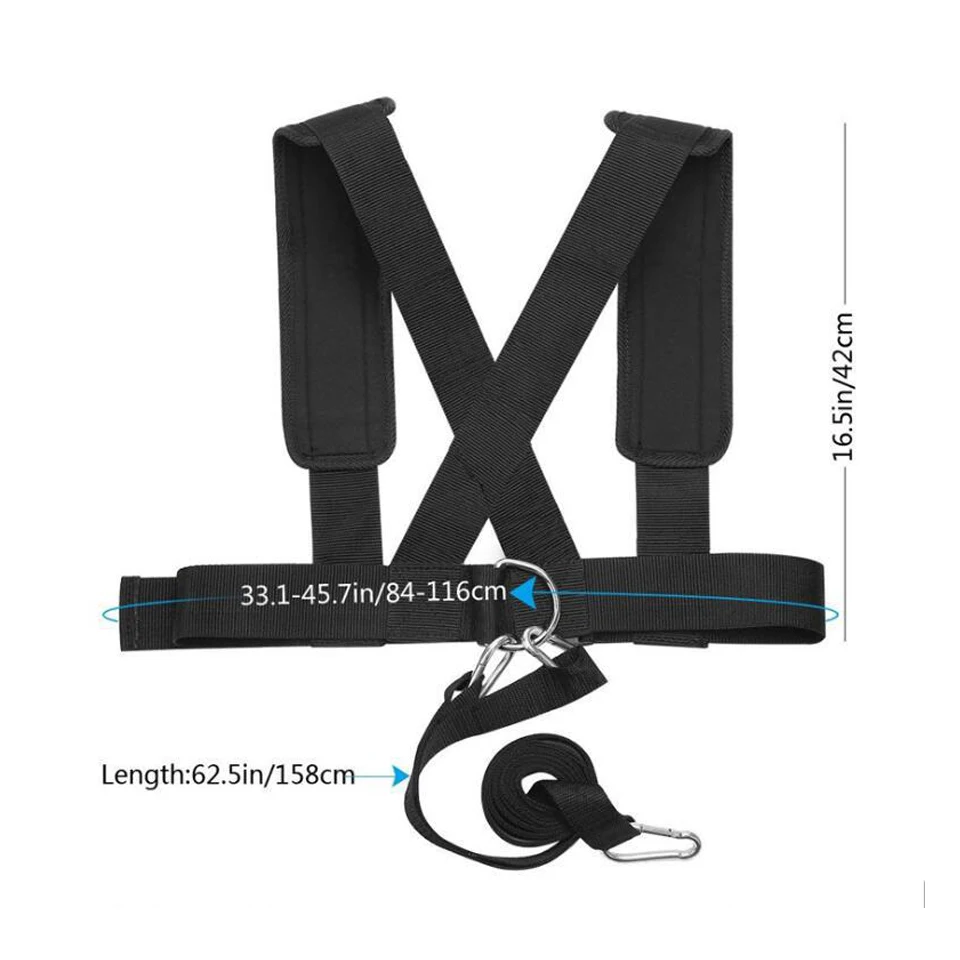 Workout Sled Harness Tire Pulling Vest Strap Fitness Pad Belt Resistance for Football Running Agility Speed Training Aids
Workout Sled Harness Tire Pulling Vest Strap Fitness Pad Belt Resistance for Football Running Agility Speed Training Aids
