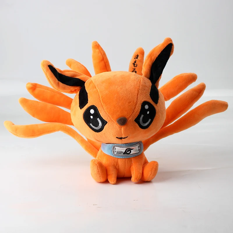25 см Naruto Shippuden плюшевая игрушка Kurama Kyubi Nine Tales лисица кукла игрушки мультфильм