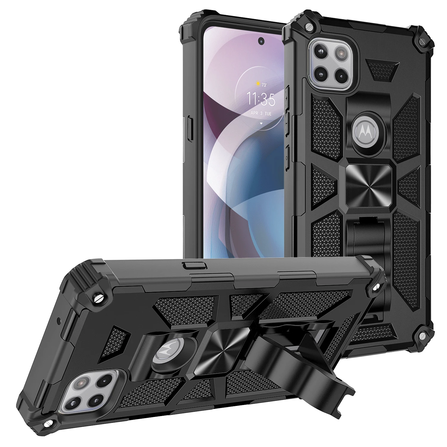 Fashion Rugged Armor Phone Case For Motorola One G Stylus Play Power 5G ACE 2021 Magnetic Shockproof Protection Kickstand Cover
Fashion Rugged Armor Phone Case For Motorola One G Stylus Play Power 5G ACE 2021 Magnetic Shockproof Protection Kickstand Cover
