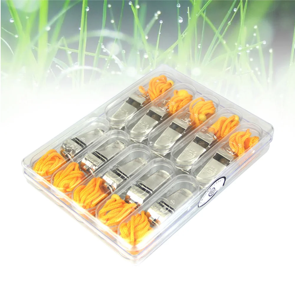 10pcs Referee Set Red Yellow and Two Metal Referee Whistles Coach Whistle for Football Soccer
10pcs Referee Set Red Yellow and Two Metal Referee Whistles Coach Whistle for Football Soccer