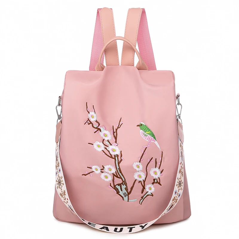 Girls Nylon School Backpack for Women 2022 Summer Embroidered Anti Theft Backpacks Woman Travel Hiking Bagpack Mochila Feminina
Girls Nylon School Backpack for Women 2022 Summer Embroidered Anti Theft Backpacks Woman Travel Hiking Bagpack Mochila Feminina