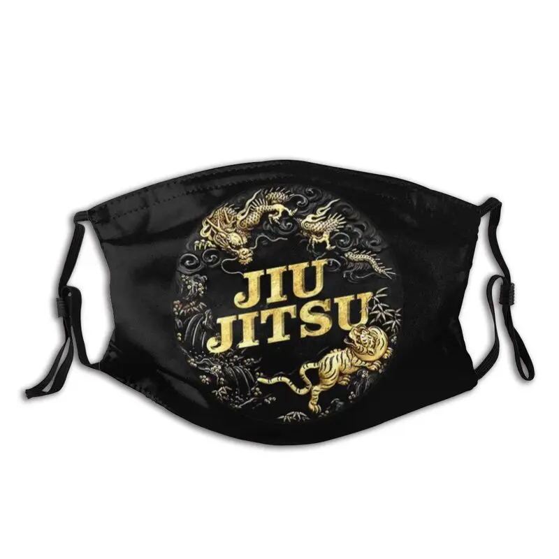 Brazilian Jiu Jitsu Tiger And Dragon Battle Face Mask Yin Yang Martial Arts Protection Cover Respirator Muffle Mask with Filters
Brazilian Jiu Jitsu Tiger And Dragon Battle Face Mask Yin Yang Martial Arts Protection Cover Respirator Muffle Mask with Filters