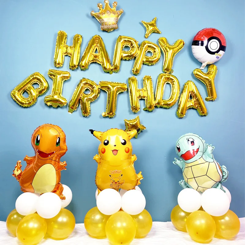 Pokemon Anime Theme Kids Birthday Party Event Decoration Balloons Kids Happy Birthday Flag Balloon Set Baby Shower Decorations
Pokemon Anime Theme Kids Birthday Party Event Decoration Balloons Kids Happy Birthday Flag Balloon Set Baby Shower Decorations
