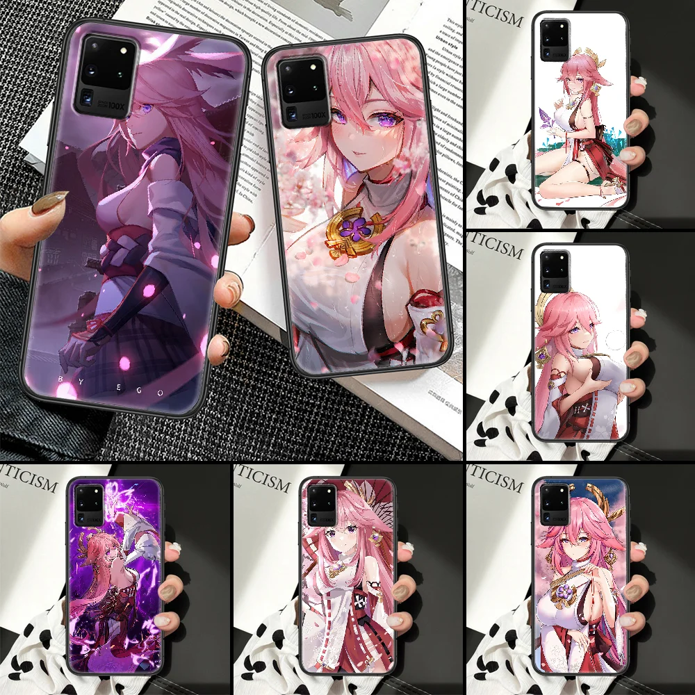 Ударопрочный чехол Guuji Yae Genshin для телефона Samsung Galaxy Note 4 8 9 10 20 S8 S9 S10 S10E S20 Plus UITRA Ультрачерный Модный чехол
Ударопрочный чехол Guuji Yae Genshin для телефона Samsung Galaxy Note 4 8 9 10 20 S8 S9 S10 S10E S20 Plus UITRA Ультрачерный Модный чехол