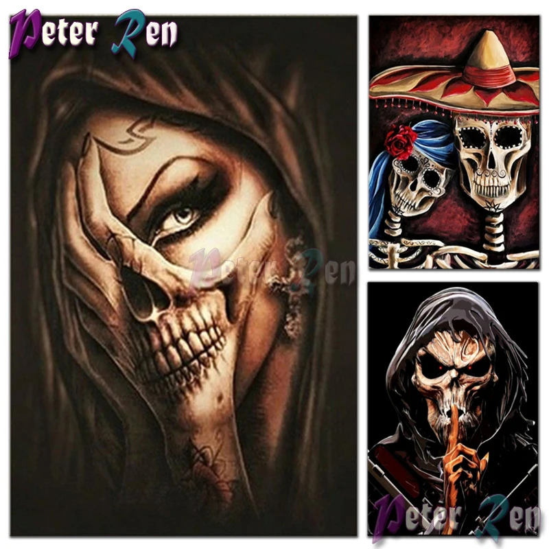 5D DIY diamond painting cartoon character 3D diamant embroidery head skull pattern full Stick drill cross stitch home decoration
5D DIY diamond painting cartoon character 3D diamant embroidery head skull pattern full Stick drill cross stitch home decoration